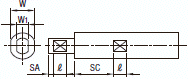 駆動軸　片端段付タイプ:関連画像