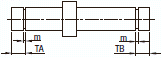 駆動軸　ツバ付タイプ:関連画像