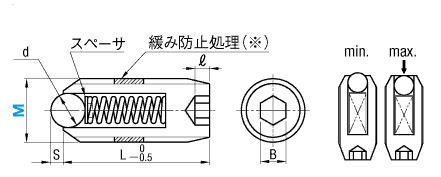 ボールプランジャ　ノーマルタイプ:関連画像