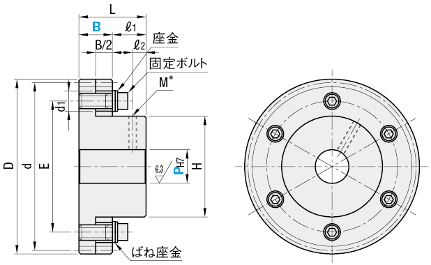 平歯車　圧力角20°　バックラッシレスタイプ:関連画像