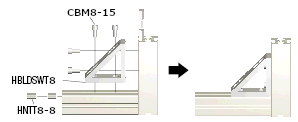 ８シリーズ（溝幅１０ｍｍ）用　トライアングルブラケット:関連画像