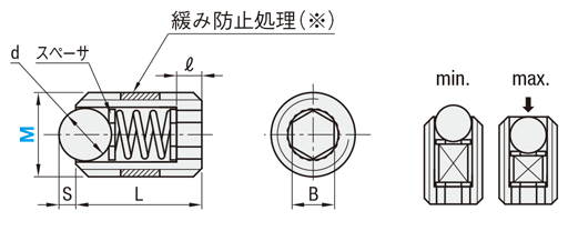 ボールプランジャ　ショートタイプ:関連画像