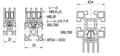 スライドレール樹脂タイプ:関連画像