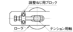 テンション用軸　引きタイプ:関連画像