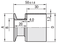 真空配管用継手　ダクトアダプタ:関連画像