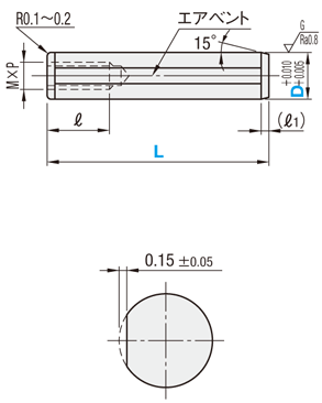 ノックピン（MSTP/MSTPC/MSTPCS）－プラス公差－【メカニカル部品カタログ掲載】:関連画像