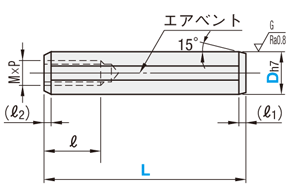 ノックピン　－マイナス公差－【メカニカル部品カタログ掲載】:関連画像