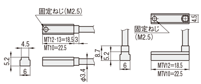 ロータリクランプシリンダ用センサ:関連画像