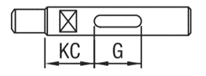 シャフト 片端段付めねじスパナ溝付き 関連画像7_追加工詳細