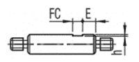 シャフト 両端おねじ逃げ溝付き 関連画像3_追加工詳細