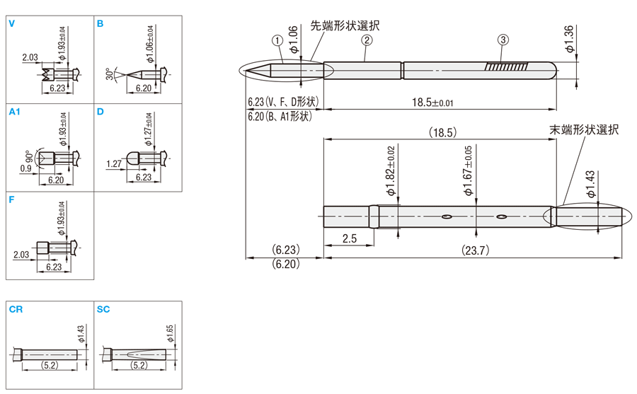 【FA新商品】【C-VALUE】コンタクトプローブ/リセプタクル　2シリーズ:関連画像