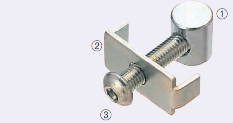 6シリーズ（溝幅8mm） ブラインドジョイント部品 組込み済みフレーム シングルジョイントタイプ 関連画像2_種類