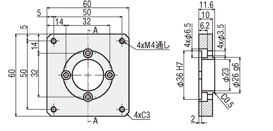 一軸アクチュエータ　ＬＳ１２　－ボールねじタイプ－:関連画像