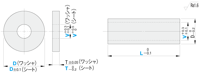 セラミックス　ワッシャ・カラー・シート:関連画像