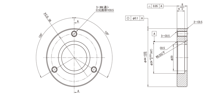 GVコンベヤ用ベアリング押さえ:関連画像