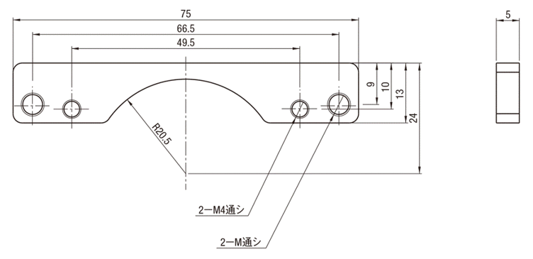 GVコンベヤ用モータ取付用フラットバー:関連画像