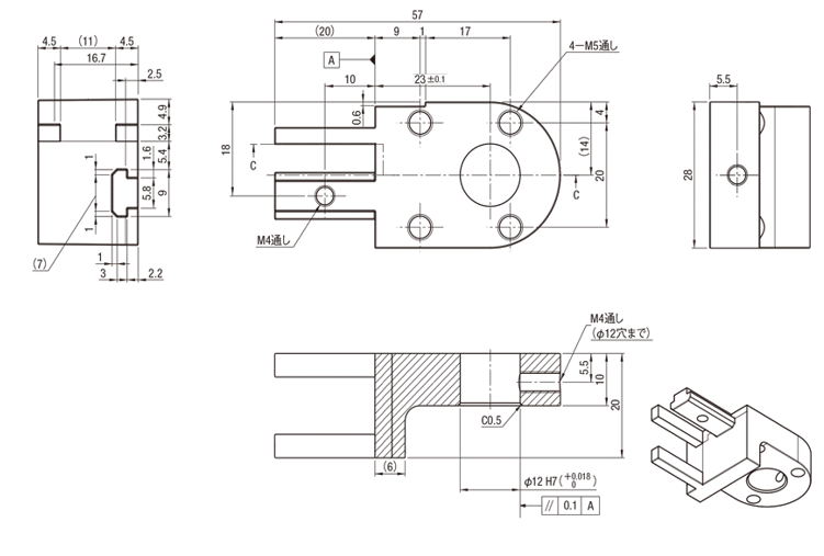 GVコンベヤ用プーリホルダ　PLHD-GVN-L:関連画像