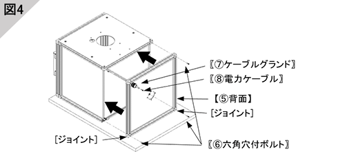 5．背面の取付け（図4）