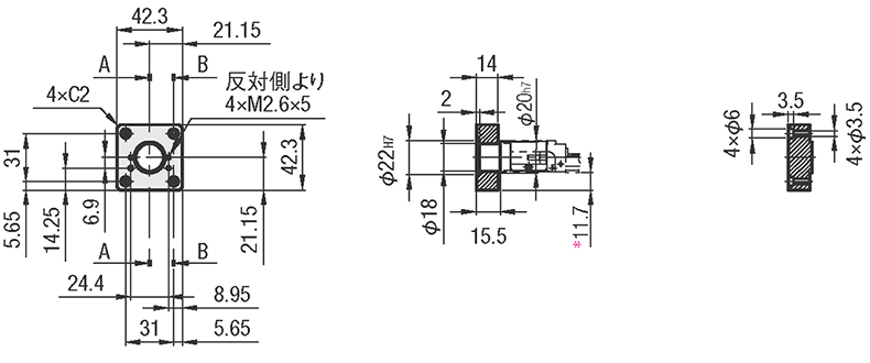 一軸アクチュエータ　LX　標準タイプ:関連画像