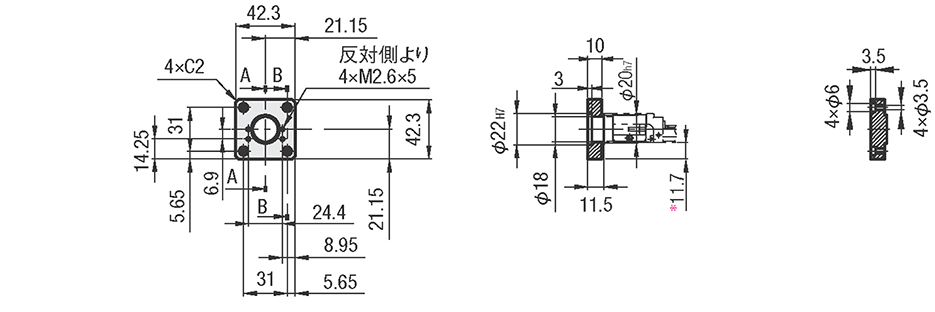 一軸アクチュエータ　LX　標準タイプ:関連画像