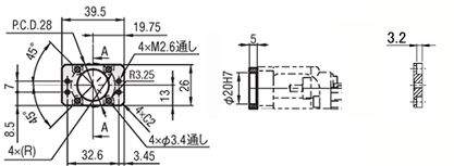 一軸アクチュエータ　LX　標準タイプ:関連画像