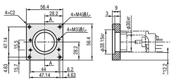 一軸アクチュエータ　LX　標準タイプ:関連画像