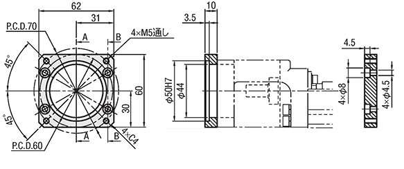 一軸アクチュエータ　LX　標準タイプ:関連画像