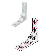 5シリーズ（溝幅6mm）用突起付薄型ステンレスブラケット  関連画像4_類似商品