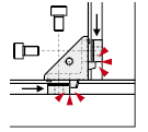 ６シリーズ（溝幅８ｍｍ）－１列溝用－　ナット止ブラケット:関連画像