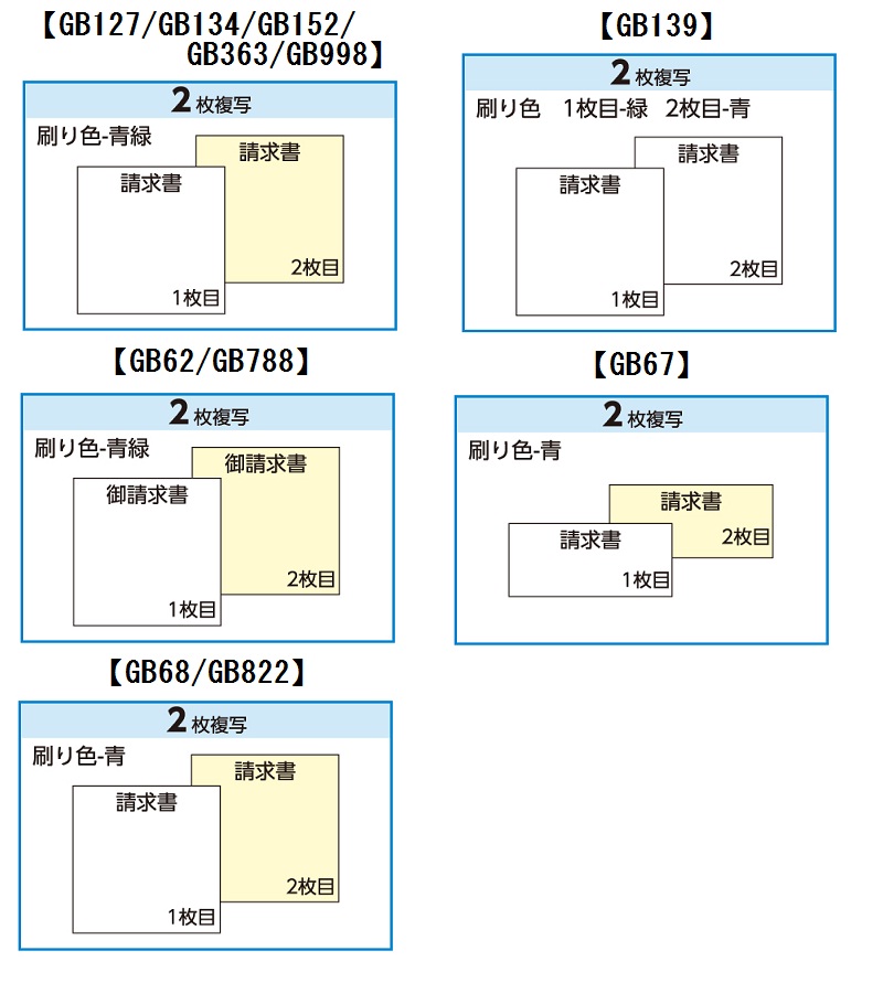 ヒサゴ　請求書 2P:関連画像