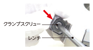 切込み角45°新汎用カッタMB45 シャンクタイプ インサート交換手順