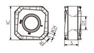 切込み角45°新汎用カッタMB45 フェースミル 適合インサート-2-2