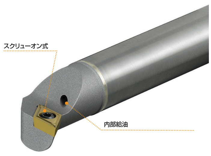 C-STUC 小物部品加工用ボーリングバー TCインサート対応 特長-1