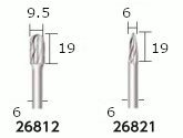 超硬カッター 軸径φ6.0:関連画像