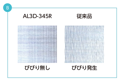 AL3D-345R アルミ用高能率ラジアスエンドミル 3枚刃3倍刃長 特長-6