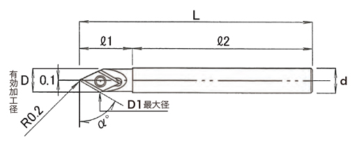 スーパー面取丸 彫刻Plus+ 外形図