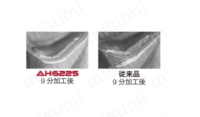 タンガロイ・VCMT-PS・35°ひし形・ポジ・穴有・旋削チップ [M]  マルテンサイト系  SUS420J2-2