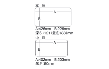 内寸図（TSHB-500）