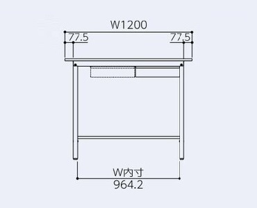 正面寸法図 SUPH-1275UTT-WW、SUPH-1260UTT-WW