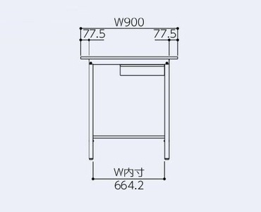 正面寸法図 SUPH-975UTT-WW、SUPH-960UTT-WW