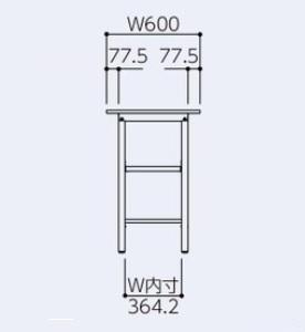 正面寸法図