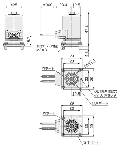 比例制御弁 JSPシリーズ 外形図-6