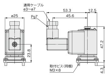 比例制御弁 JSPシリーズ 外形図-7