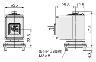 比例制御弁 JSPシリーズ 外形図-8