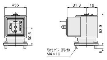 比例制御弁 JSPシリーズ 外形図-22